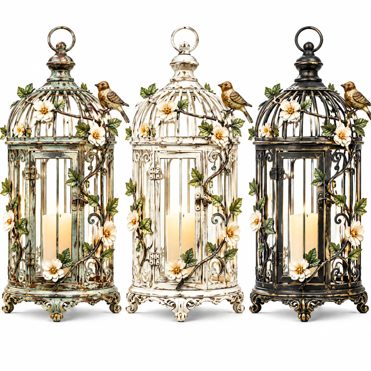 Vintage Birdcage Candle Lantern — view 2