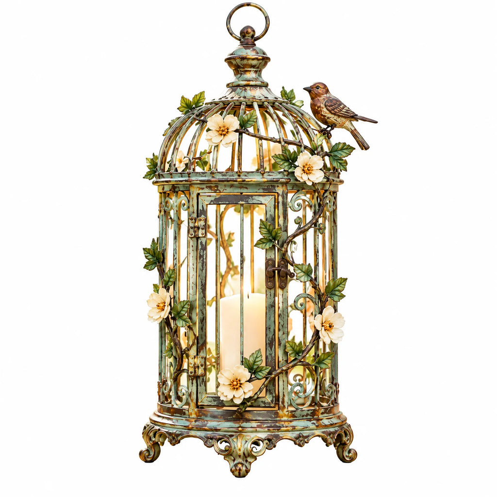 Vintage Birdcage Candle Lantern — view 5
